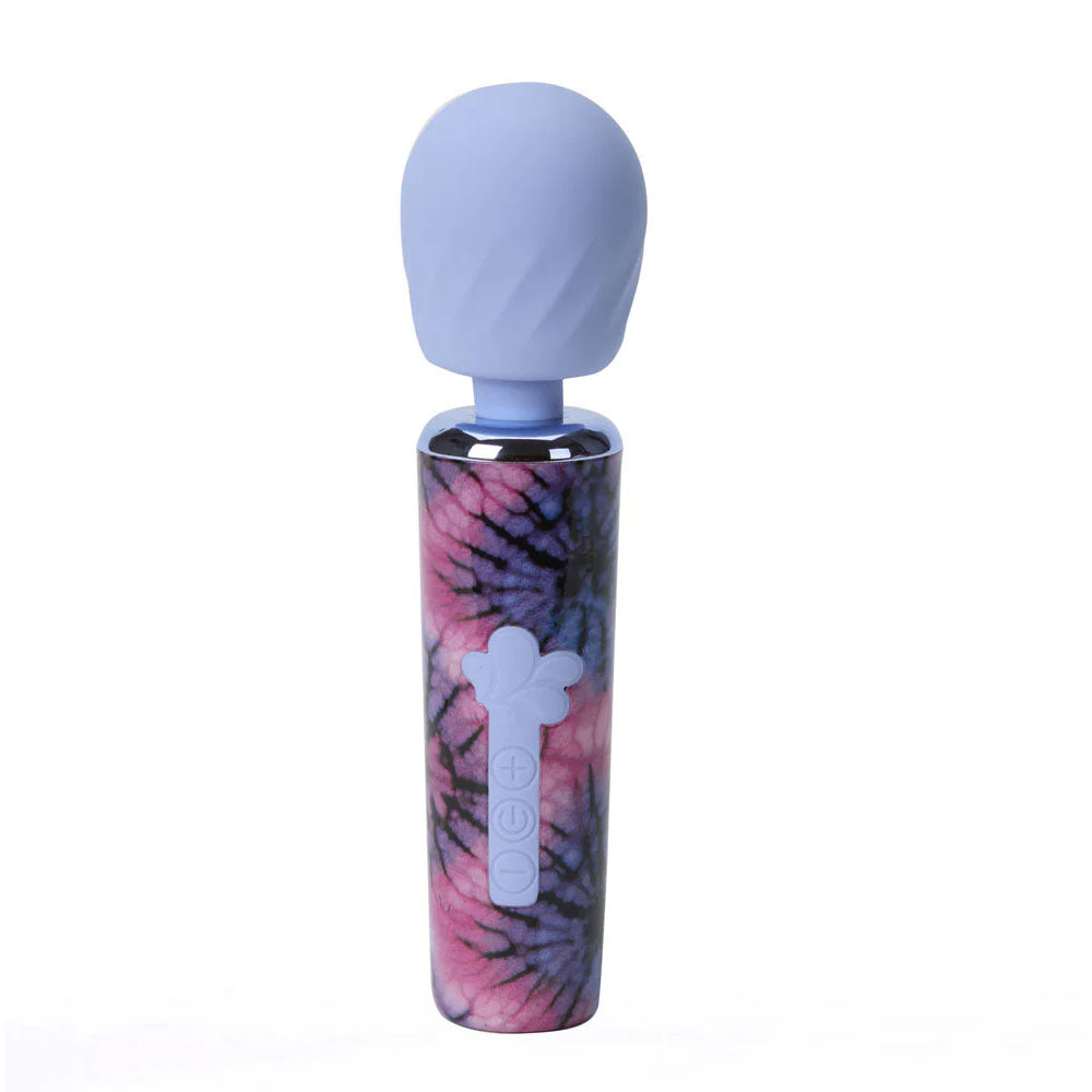 Maia JOURNEE Wand - Purple 15.9 cm USB Rechargeable Massage Wand-MA25-10-TIE-DYE
