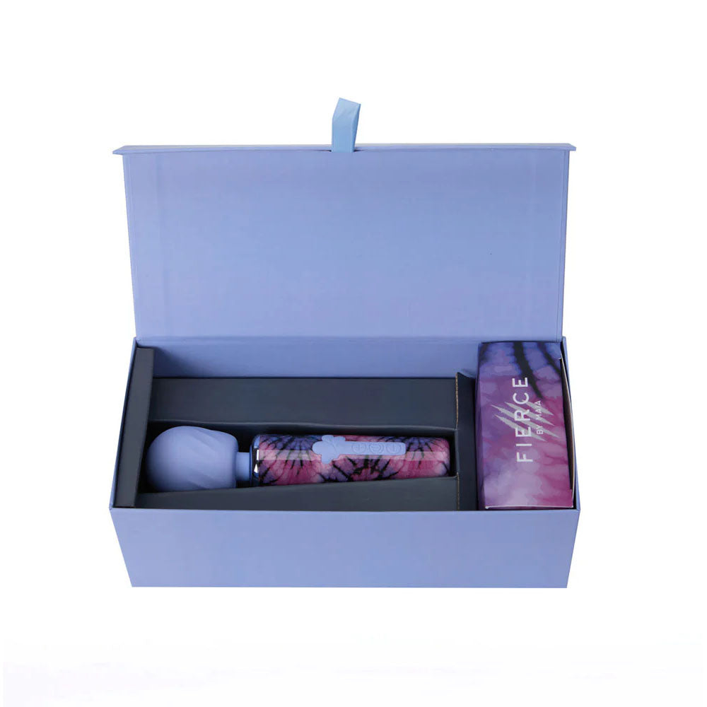 Maia JOURNEE Wand - Purple 15.9 cm USB Rechargeable Massage Wand-MA25-10-TIE-DYE
