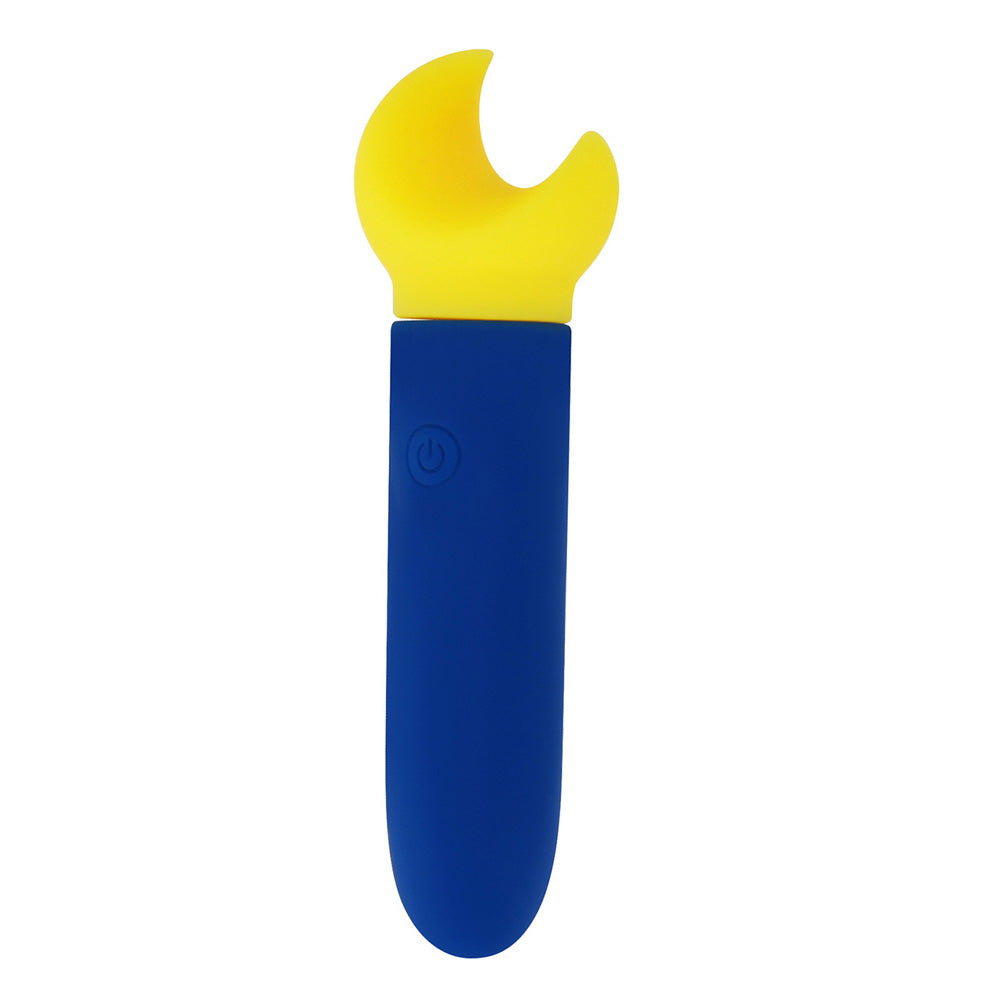 Maia SAYLOR - Blue/Yellow 11.1 cm USB Rechargeable Bullet - MA25-20
