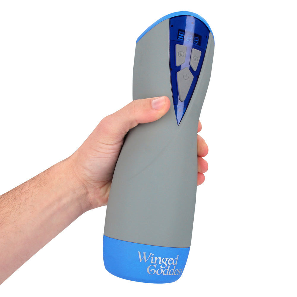 MASTURS Eloa - USB Rechargeable Sucking & Vibrating Auto Stroker with Augmented Reality - MAS005GRY