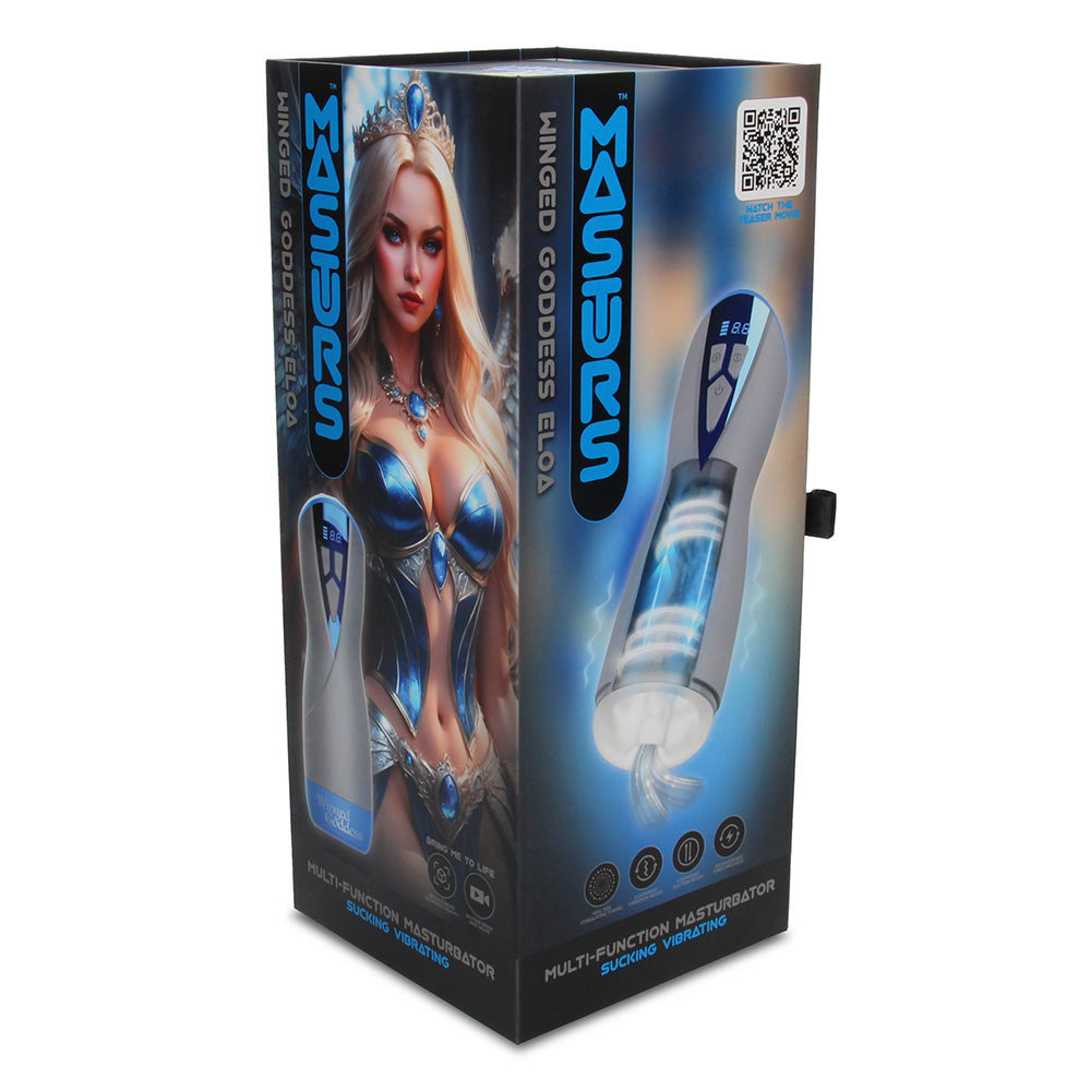 MASTURS Eloa - USB Rechargeable Sucking & Vibrating Auto Stroker with Augmented Reality-MAS005GRY