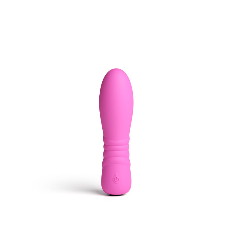 Pretty in Pink Blush - Pink - Pink 13 cm USB Rechargeable Vibrator - NSN-0365-04