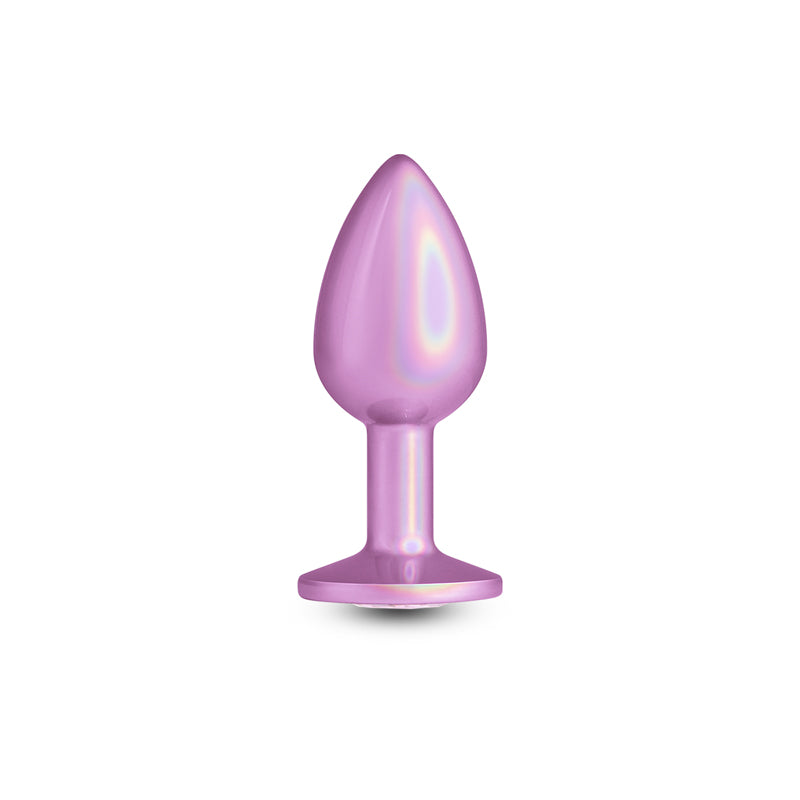 Rear Assets Iridescent Pink - Small - Iridescent Pink 7.1 cm Small Butt Plug-NSN-0968-04