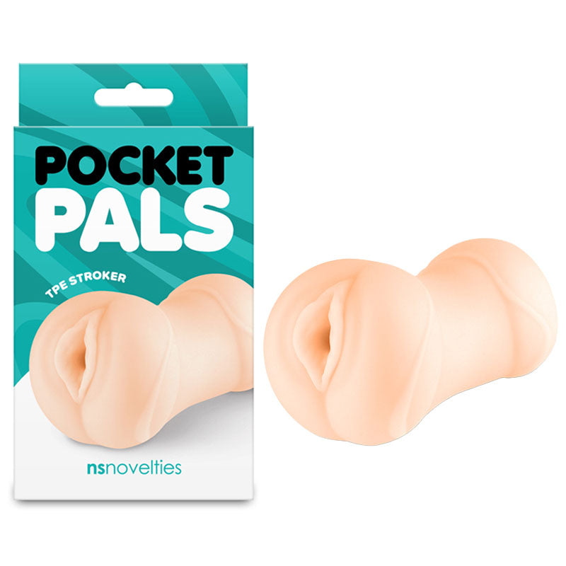 Pocket Pals Vagina Stroker - Flesh - Flesh Vagina Stroker - NSN-1020-01