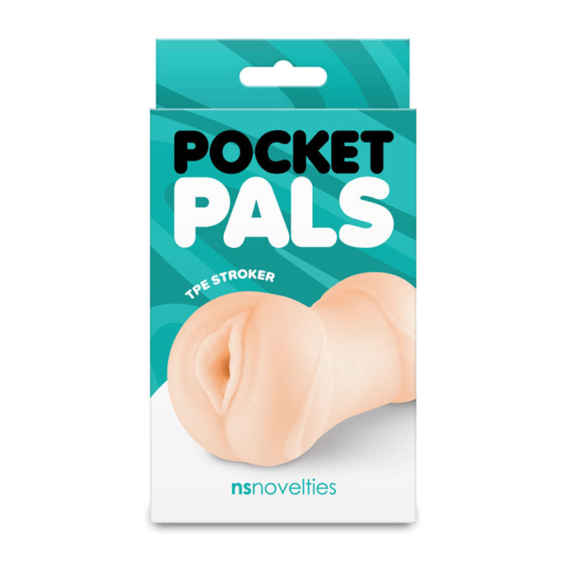 Pocket Pals Vagina Stroker - Flesh - Flesh Vagina Stroker - NSN-1020-01