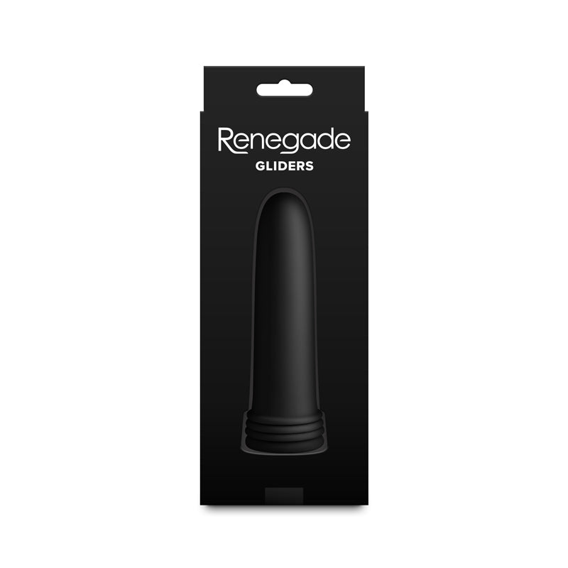Renegade Gliders - Black - Black Anal Dilators - Set of 4 - NSN-1100-03
