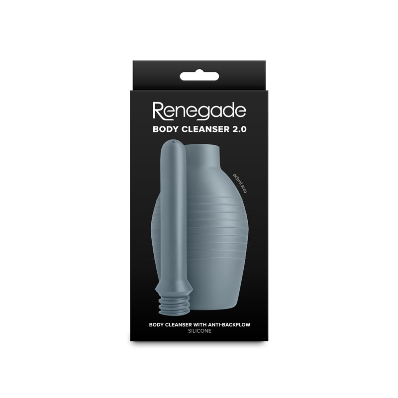 Renegade Body Cleanser 2.0 - Grey - Grey Unisex Douche - NSN-1130-39