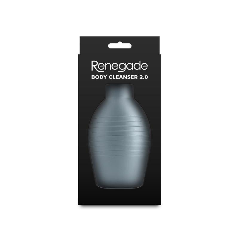 Renegade Body Cleanser 2.0 - Grey - Grey Unisex Douche - NSN-1130-39