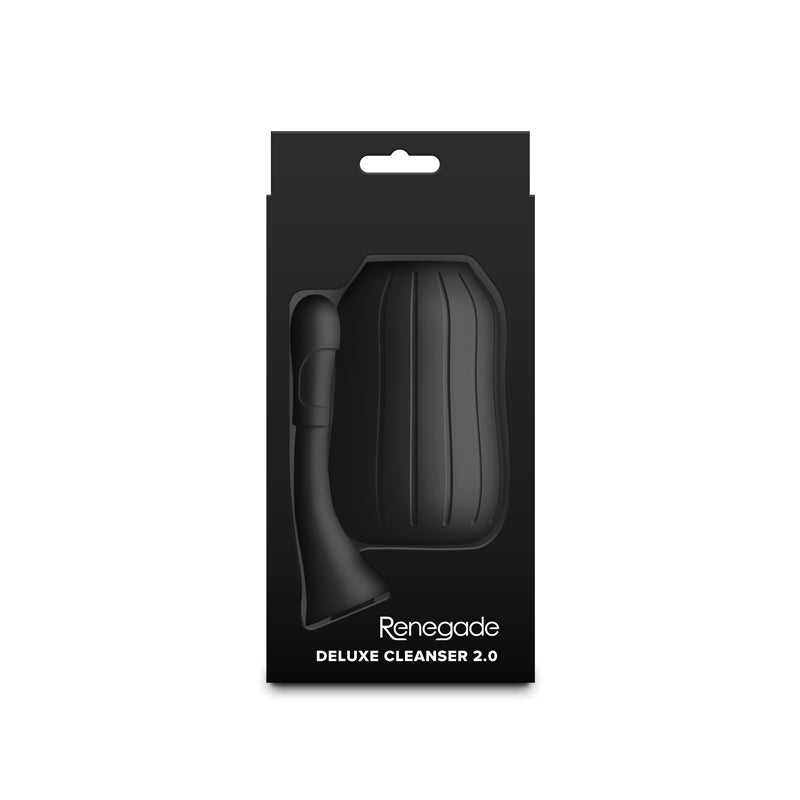 Renegade Deluxe Cleanser 2.0 - Black - Black Unisex Douche - NSN-1130-43