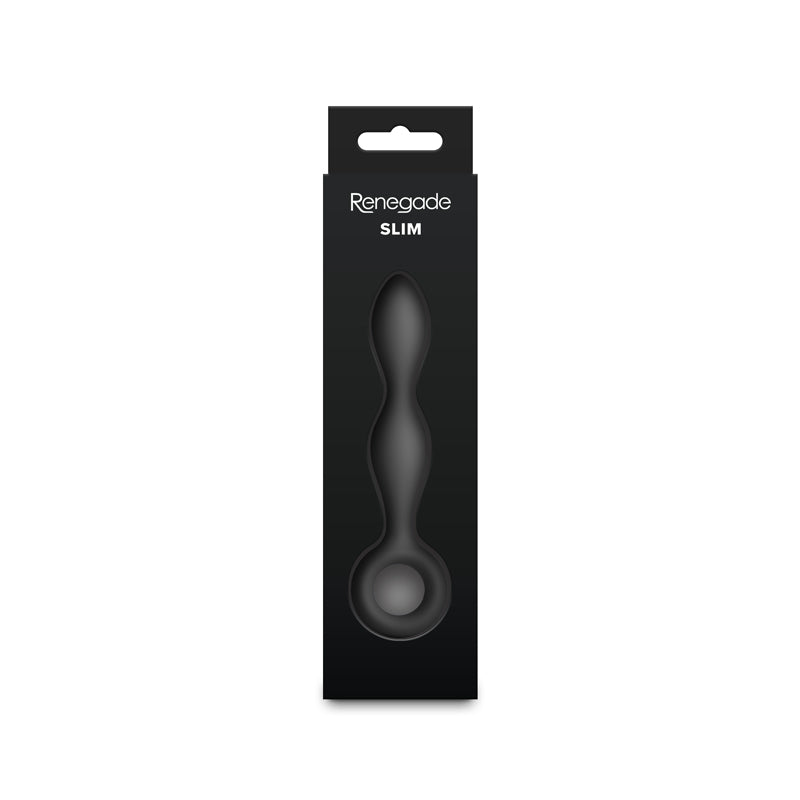Renegade Slim - Black - Black 12.7 cm Anal Plug - NSN-1166-33