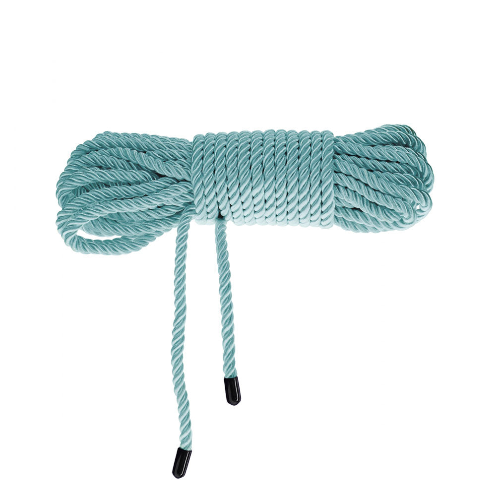 OUCH! Bondage Rope - 10 M - Blue - Blue Nylon Bondage Rope - 10 metre Length-OU1058BLU