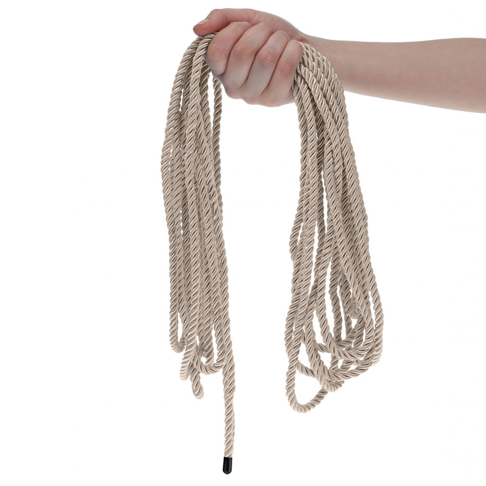 OUCH! Bondage Rope - 10 M - Gold - Gold Nylon Bondage Rope - 10 metre Length-OU1058GLD