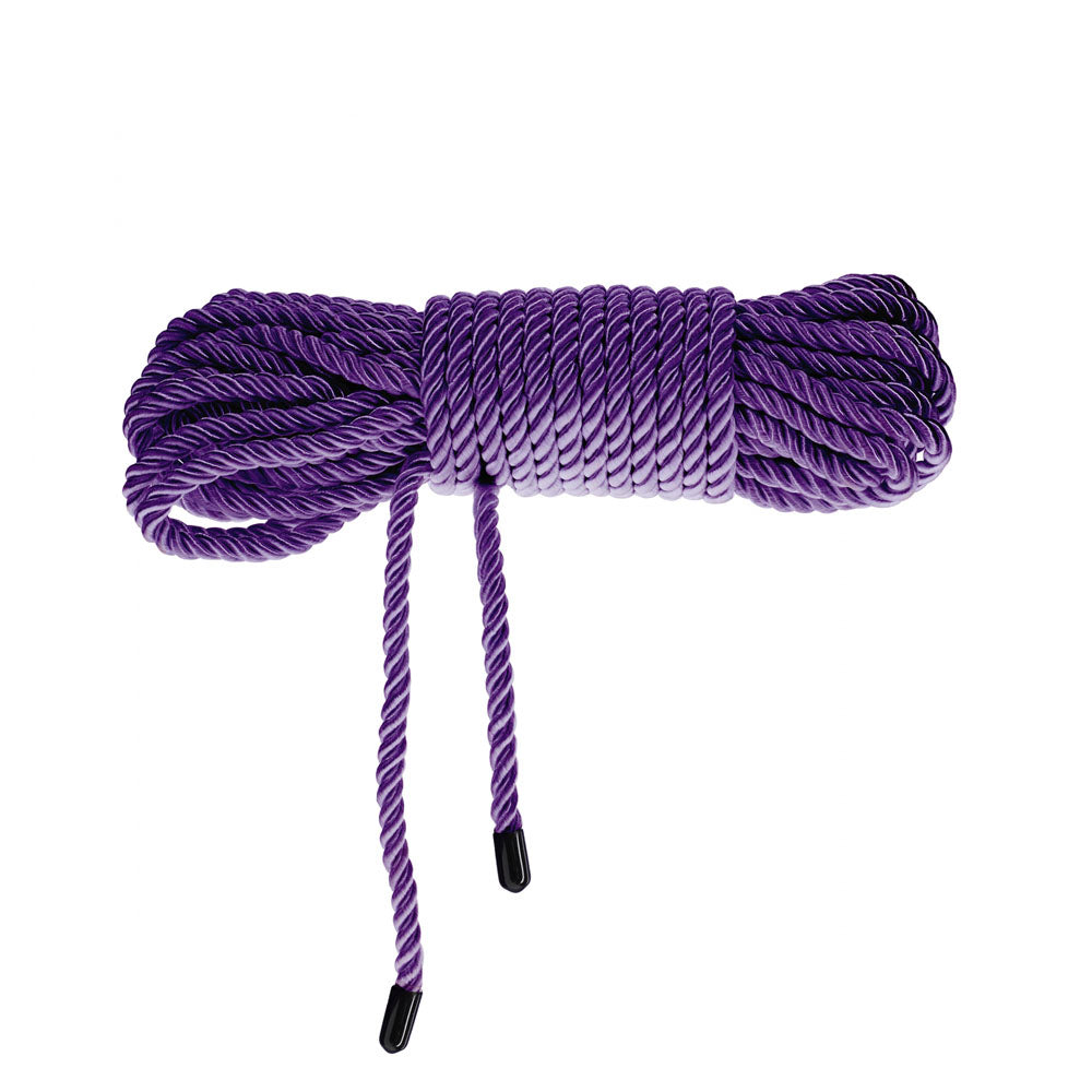 OUCH! Bondage Rope - 10 M - Purple - Purple Nylon Bondage Rope - 10 metre Length-OU1058PUR