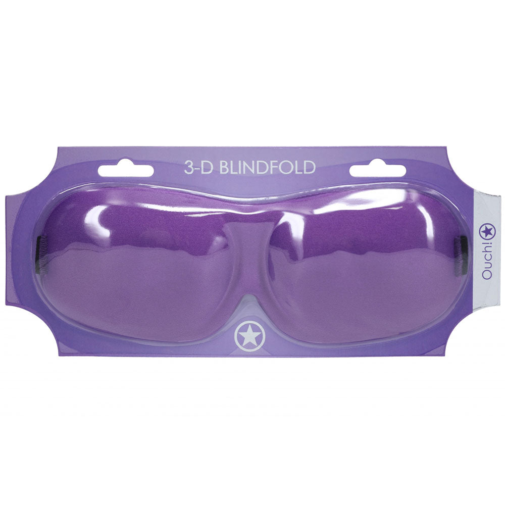 OUCH! 3D Mask - Purple - Purple Eye Mask - OU1061PUR