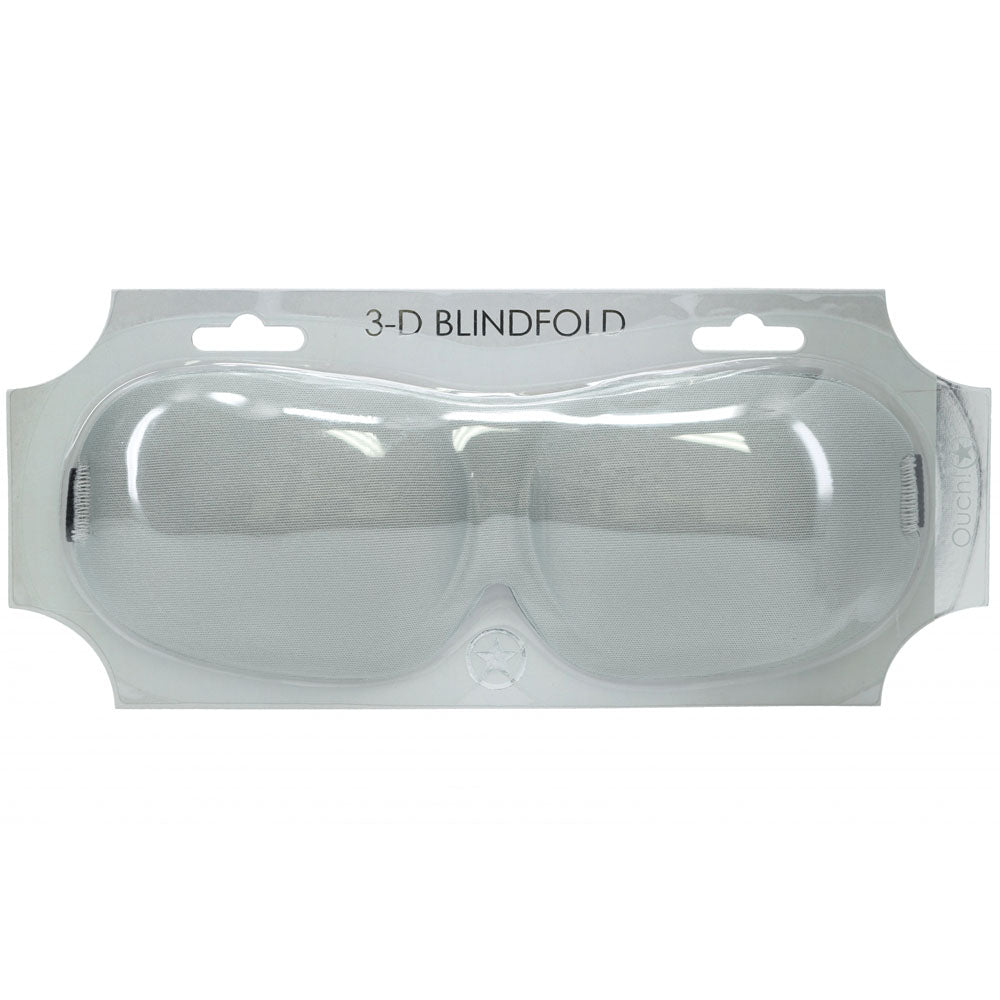 OUCH! 3D Mask - Silver - Silver Eye Mask - OU1061SIL