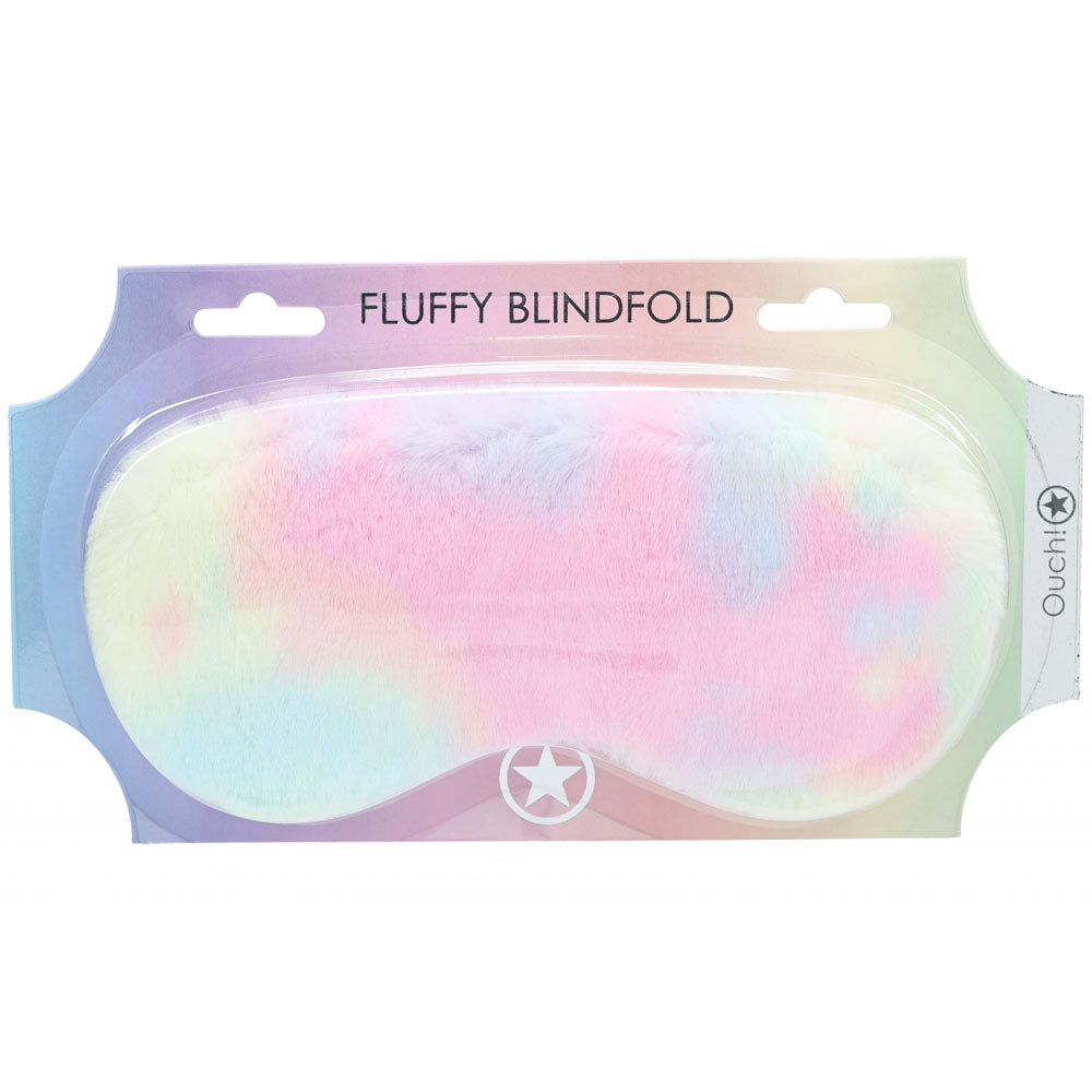 OUCH! Fluffy Mask - Multicolour 1 - Coloured Fluffy Eye Mask - OU1062MUL1