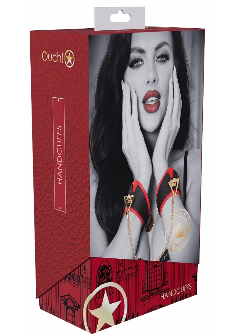 Ouch! Milan Collection - Handcuffs-OU963BLKRD