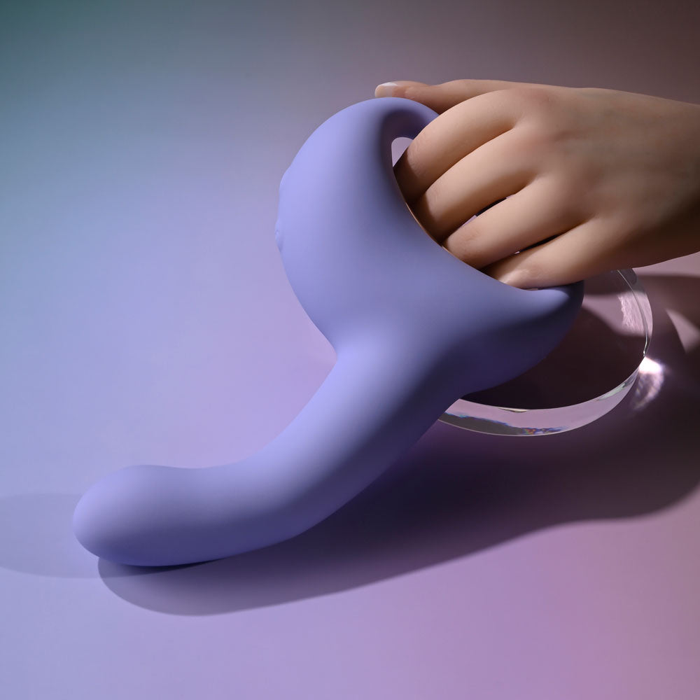 Playboy Pleasure NICE TO MEET YOU - Purple 19.5 cm USB Rechargeable Vibrator-PB-RS-5735-2