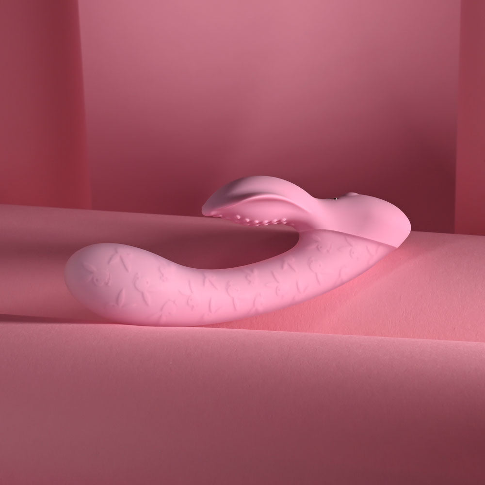 Playboy Pleasure RABBIT PARTY - Pink 15.2 cm USB Rechargeable Rabbit Vibrator-PB-RS-5797-2