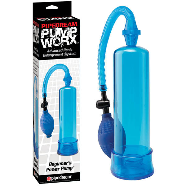 Pump Worx Beginners Power Pump - Blue Penis Pump - PD3260-14