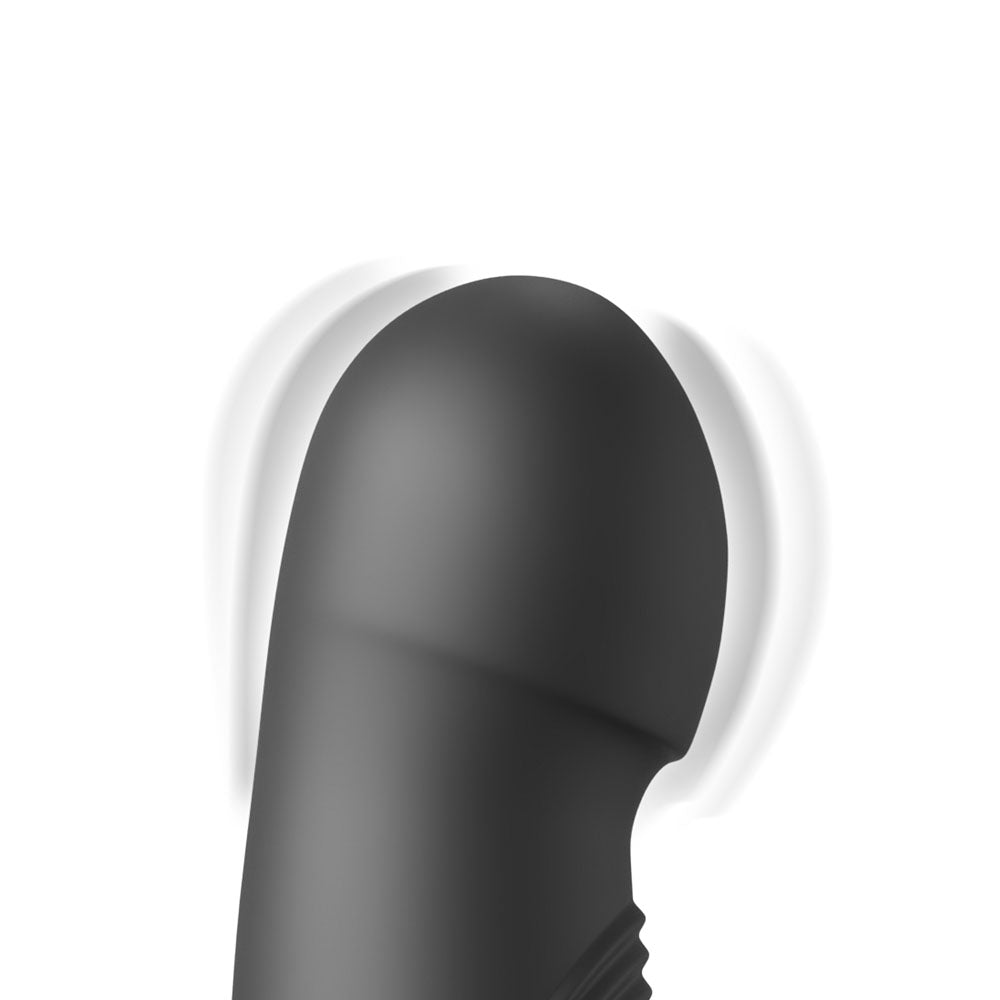 Fetish Fantasy Series Pogo Thruster - Black USB Rechargeable 23.5 cm Gyrating Rabbit Vibrator-PD4564-23