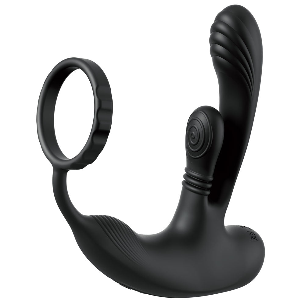 Anal Fantasy Elite Ass-Gasm intiMotion - Black USB Rechargeable Quad Motor Prostate Massager wi