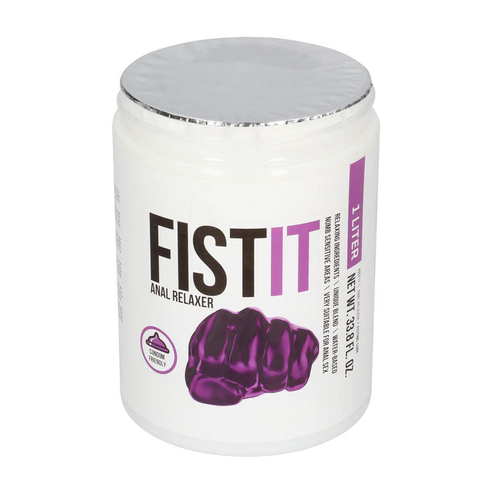 Pharmquests Fist-It Anal Relaxer - Water Based Relaxing Lubricant - 1000 ml Tub-PHA127