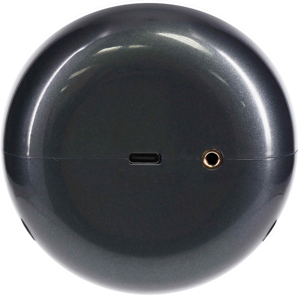 PUMPED Vortex - Gunmetal - Gunmetal Grey/Clear USB Rechargeable Sucking Rotating and Thrusting