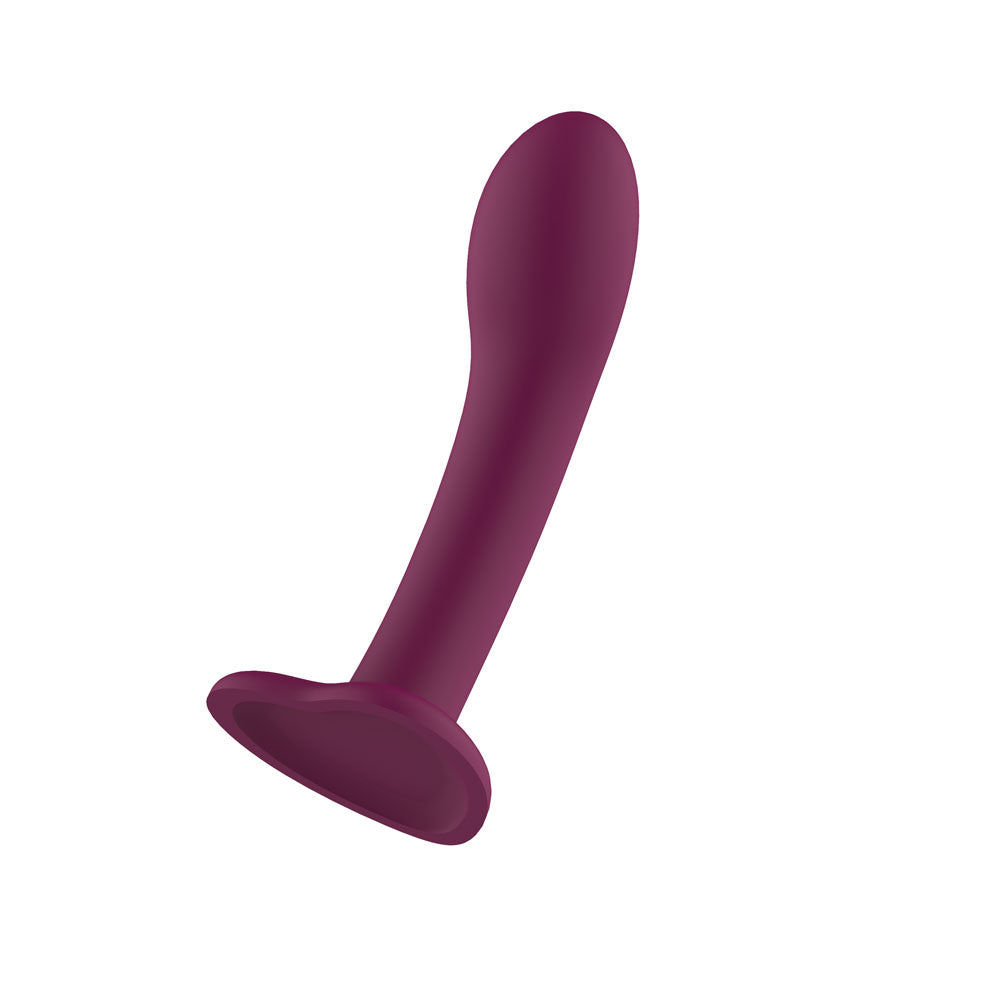 Passion Play Liquid Silicone Dildo - Purple - Purple 18 cm Dildo - PP0229