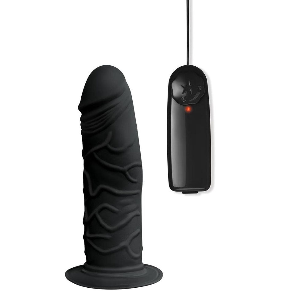Whipsmart Inflatable Vibrating Love Seat - Black Inflatable Cushion with 6 Vibrating Dong - PP113