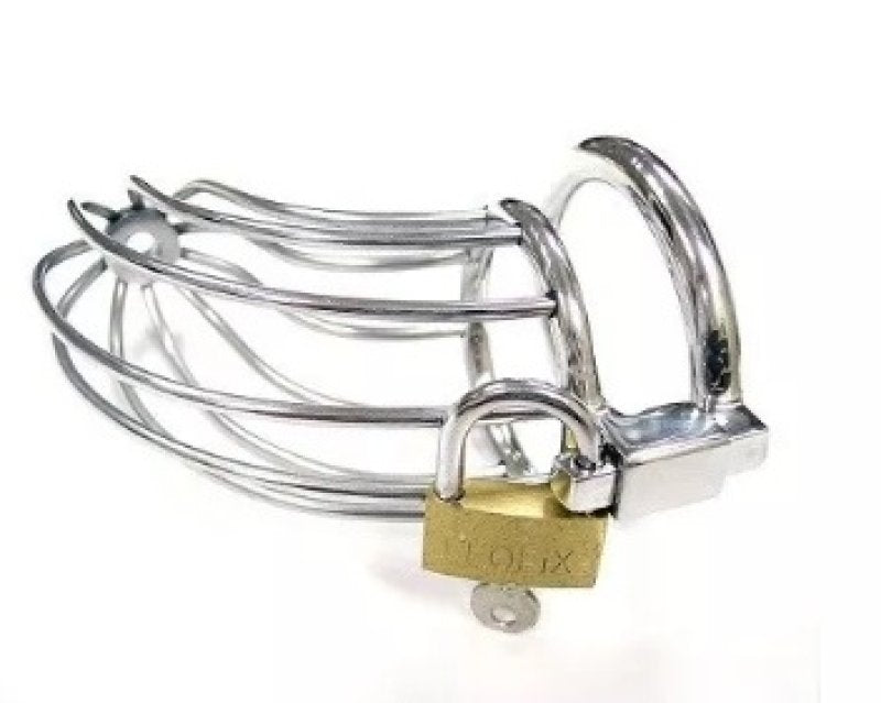 Chastity Cock Cage with Padlock-RCCC024