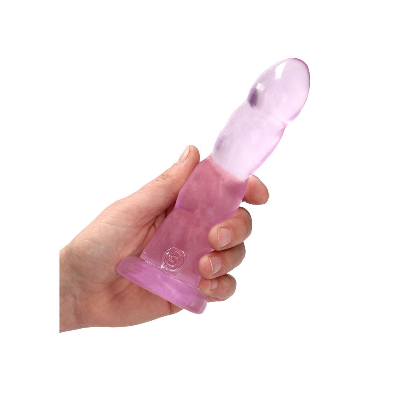 REALROCK Non Realistic Dildo With Suctio - - REA110PNK