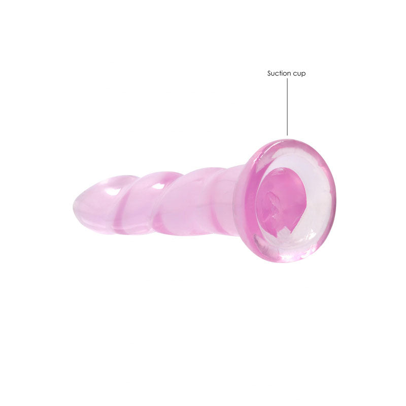 REALROCK Non Realistic Dildo With Suctio - - REA110PNK