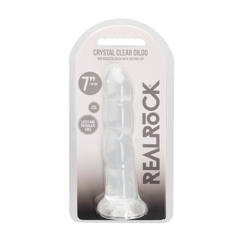 REALROCK Non Realistic Dildo With Suctio - - REA110TRA