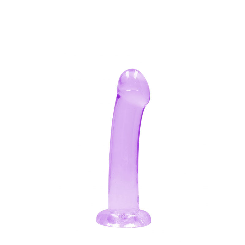 REALROCK Non Realistic Dildo With Suction Cup - 17 cm - Purple 17 cm Dong - REA111PUR