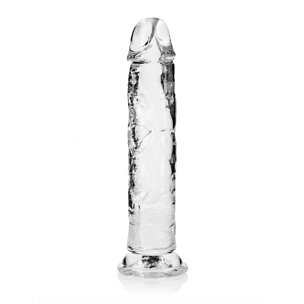 REALROCK 28 cm Straight Dildo - Transparent - Clear 28 cm (10) Dong - REA155TRA