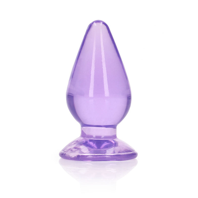 REALROCK 9 cm Anal Plug - Purple - Purple 9 cm (3.5) Butt Plug - REA161PUR