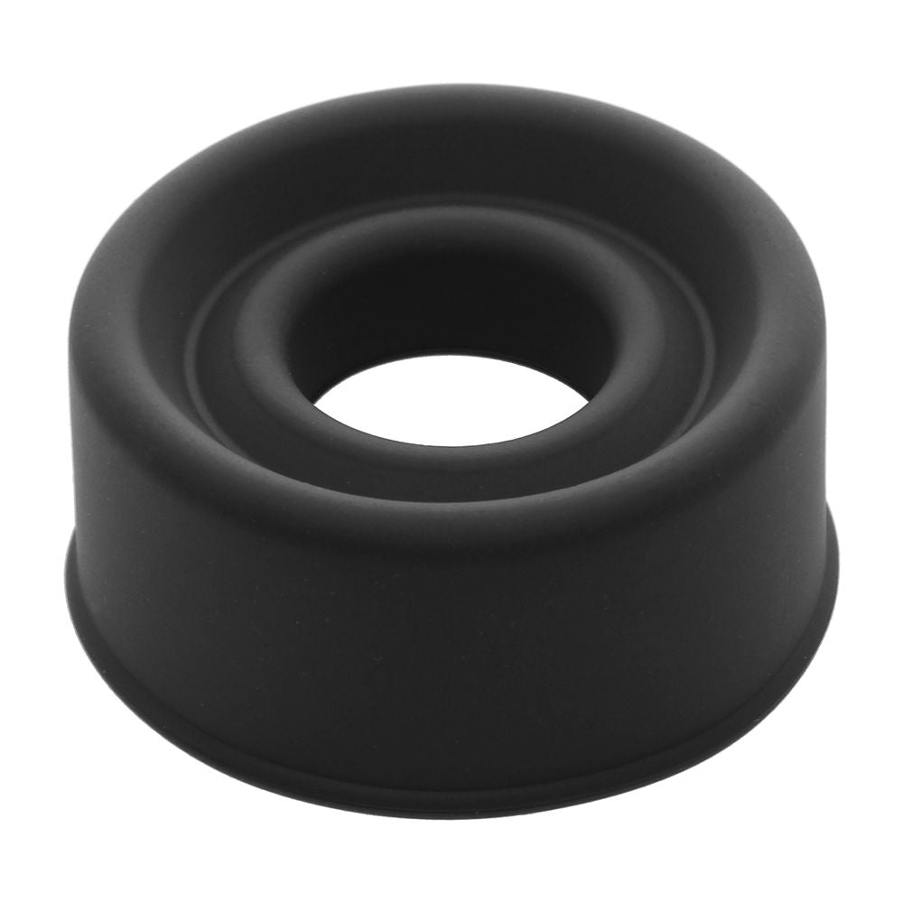 LuvPump ComFit Silicone Sleeve - Black - Black Universal Penis Pump Sleeve-S02-09-M