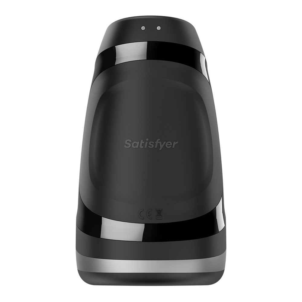 Satisfyer Men Heat Vibration - Black USB Rechargeable Masturbator - SATMENHV