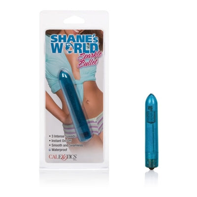 Shanes World Sparkle Bullet 4" Blue-SE-0065-10-2