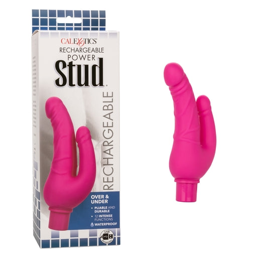 Rechargeable Power Stud Over & Under - Pink-SE-0842-55-3