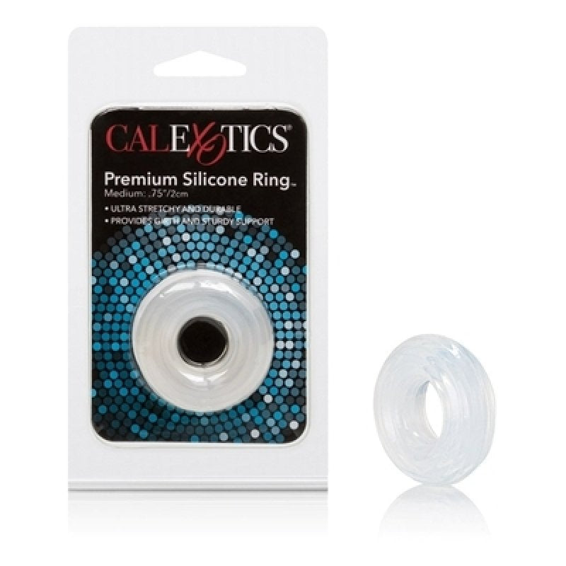 Premium Silicone Ring - Medium Clear-SE-1434-20-2