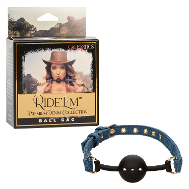 Ride Em Premium Denim Collection Ball Gag-SE-2708-18-3