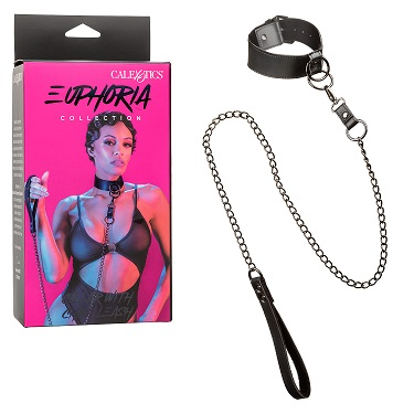 Euphoria Collection Collar With Chain Leash-SE-3100-55-3