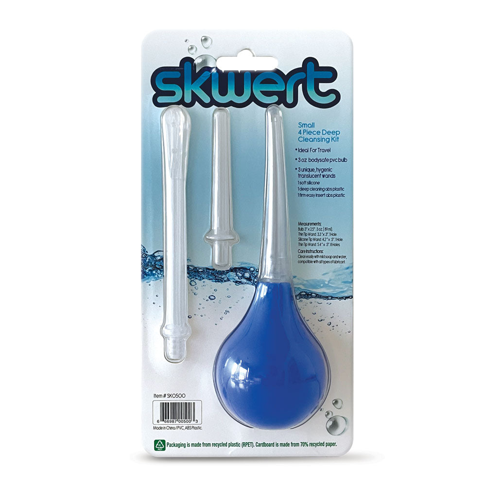 Skwert Small 3 oz Douche Kit - Blue 90 ml Unisex Douche Kit - SK0500