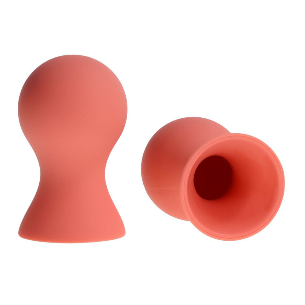 Sex & Mischief Peaches n CreaMe Silicone Nipple Suckers - Peach Nipple Suckers - Set of 2-SS10212