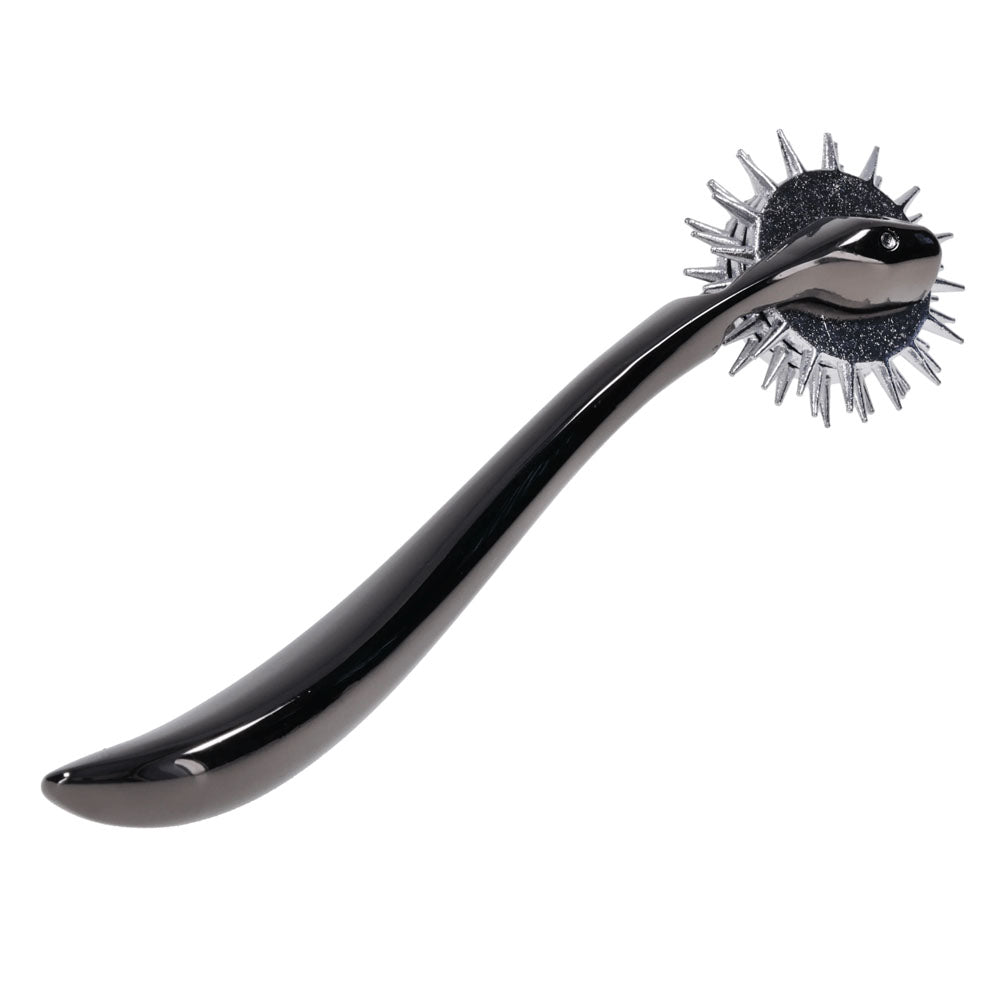 SPORTSHEETS Signature Wartenberg Wheel - Black/Silver Sensation Play Item - SS68112