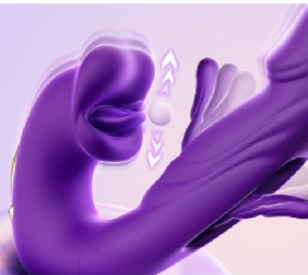 Barney - Vibrating & Tongue-Licking Massager with Flapping Function