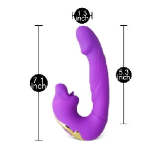 Barney - Vibrating & Tongue-Licking Massager with Flapping Function