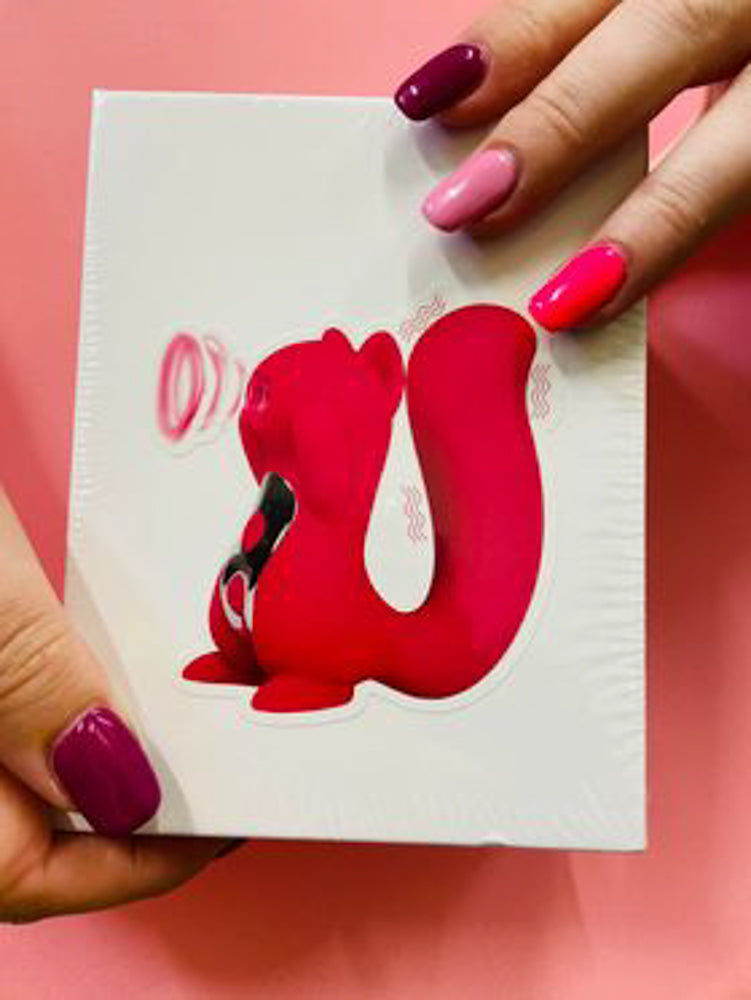 10 Speed Silicone Squirrel Pink/Purple Vibrator